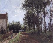 Camille Pissarro The Rood near the Farm oil painting reproduction